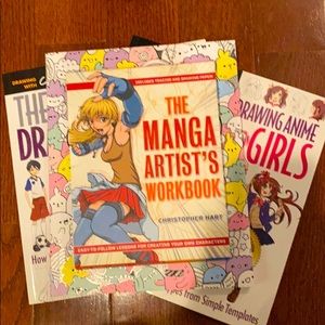 Anime Manga Drawing Guides - 4 Books